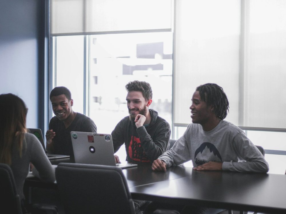 Students learning together in the Neko Academy community